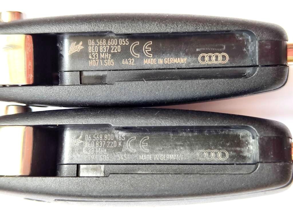 Klíč Audi A4 / S4 / 8E0837220 / 8E0837220K. - 9