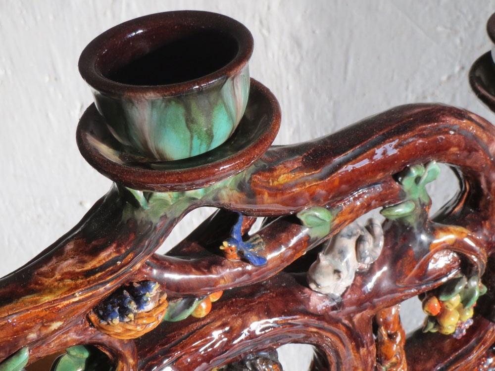 Keramický svícen / alpská keramika zn. LIEZEN - 9