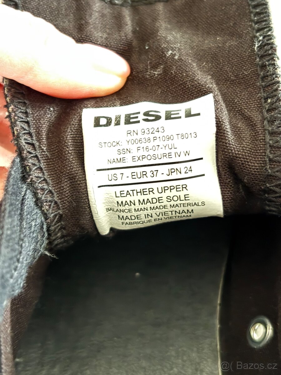 Diesel kotníčkové tenisky - 9