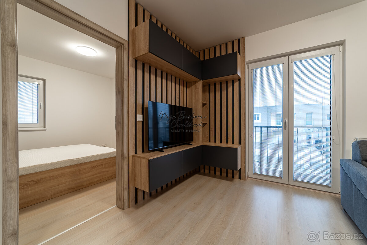 Pronájem novostavby 2+kk s balkonem a parkovacím místem, Zbů - 9