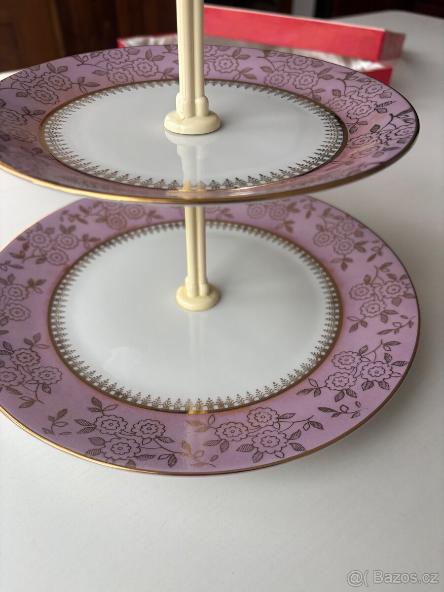 Porcelánový etažér Stará Role - 9