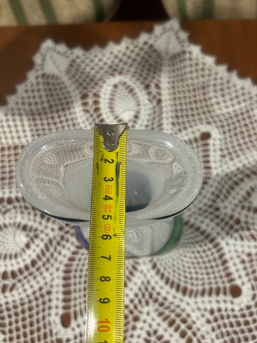 Váza hutní sklo František Špinar 1976 škrdlovice - 9