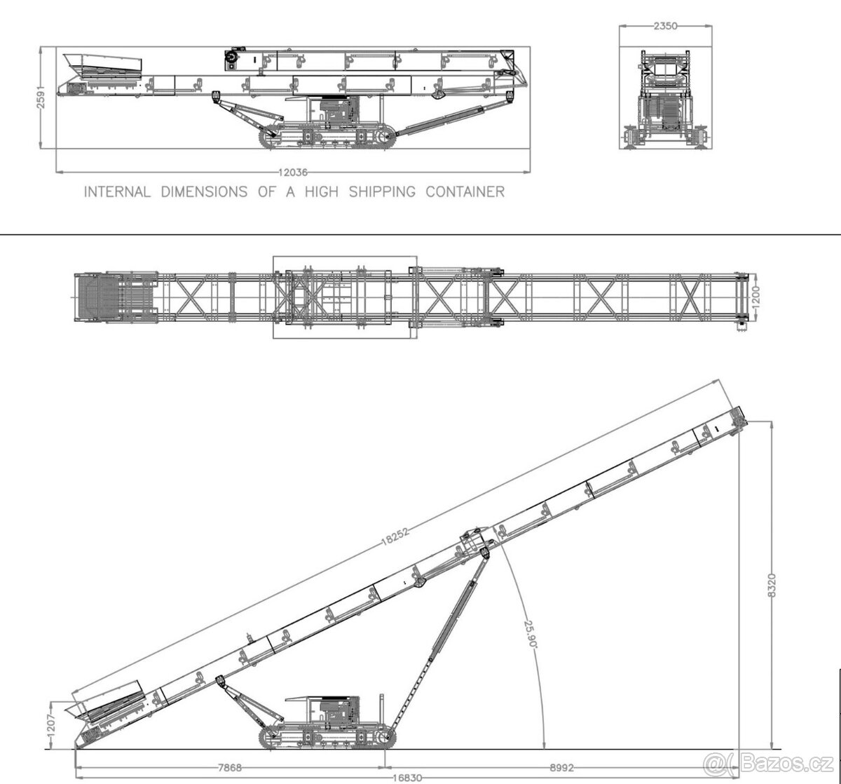 Mobilní pásový dopravník RESTA - 9
