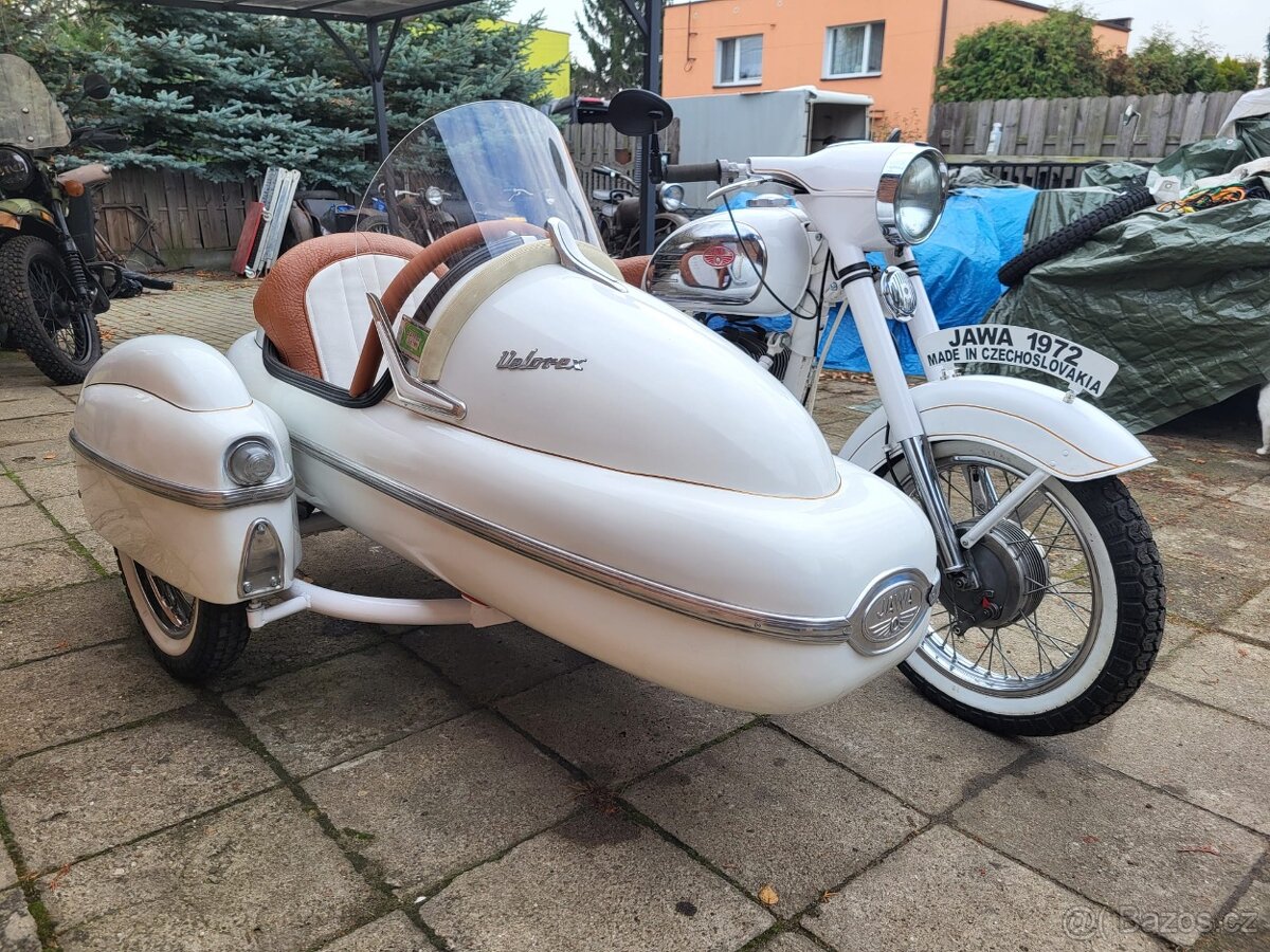 Jawa 350/360 se sidecar Velorex 560 profi renovace - 9