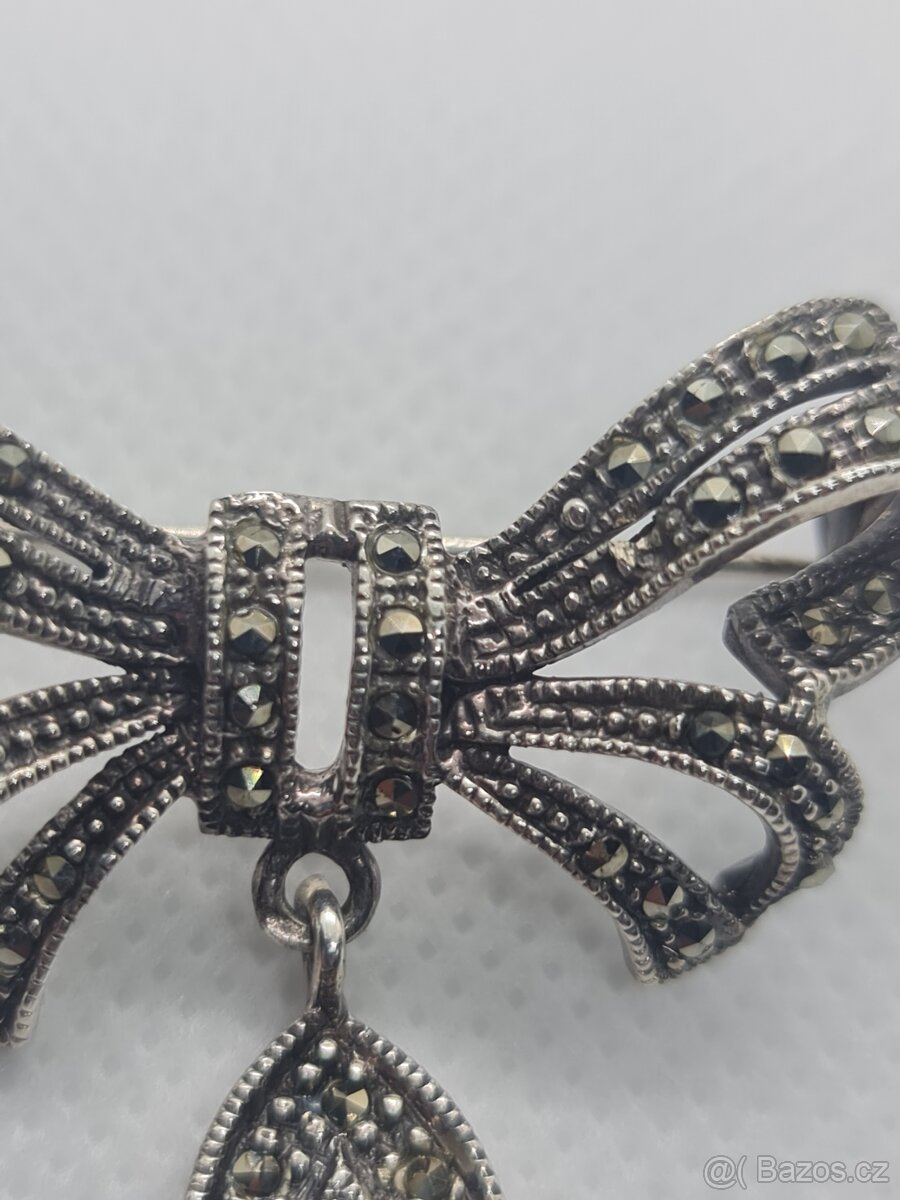 starožitná brož Art Deco - 9