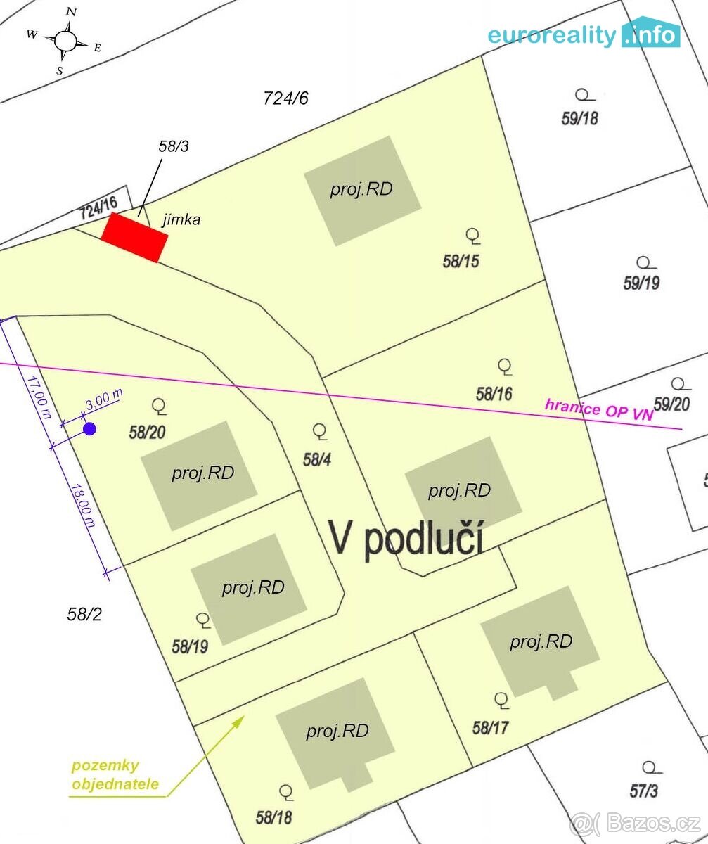 Prodej, stavební pozemek pro 1-2 domy, 1 335 m2, Plzeň - Bož - 9