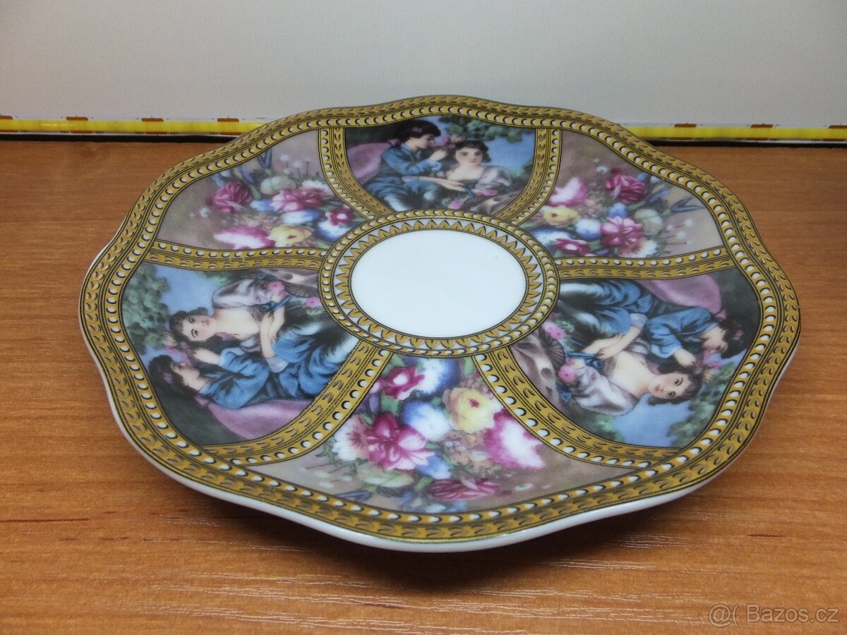 Krásný šálek s podšálkem, Čínský porcelán značený. - 9