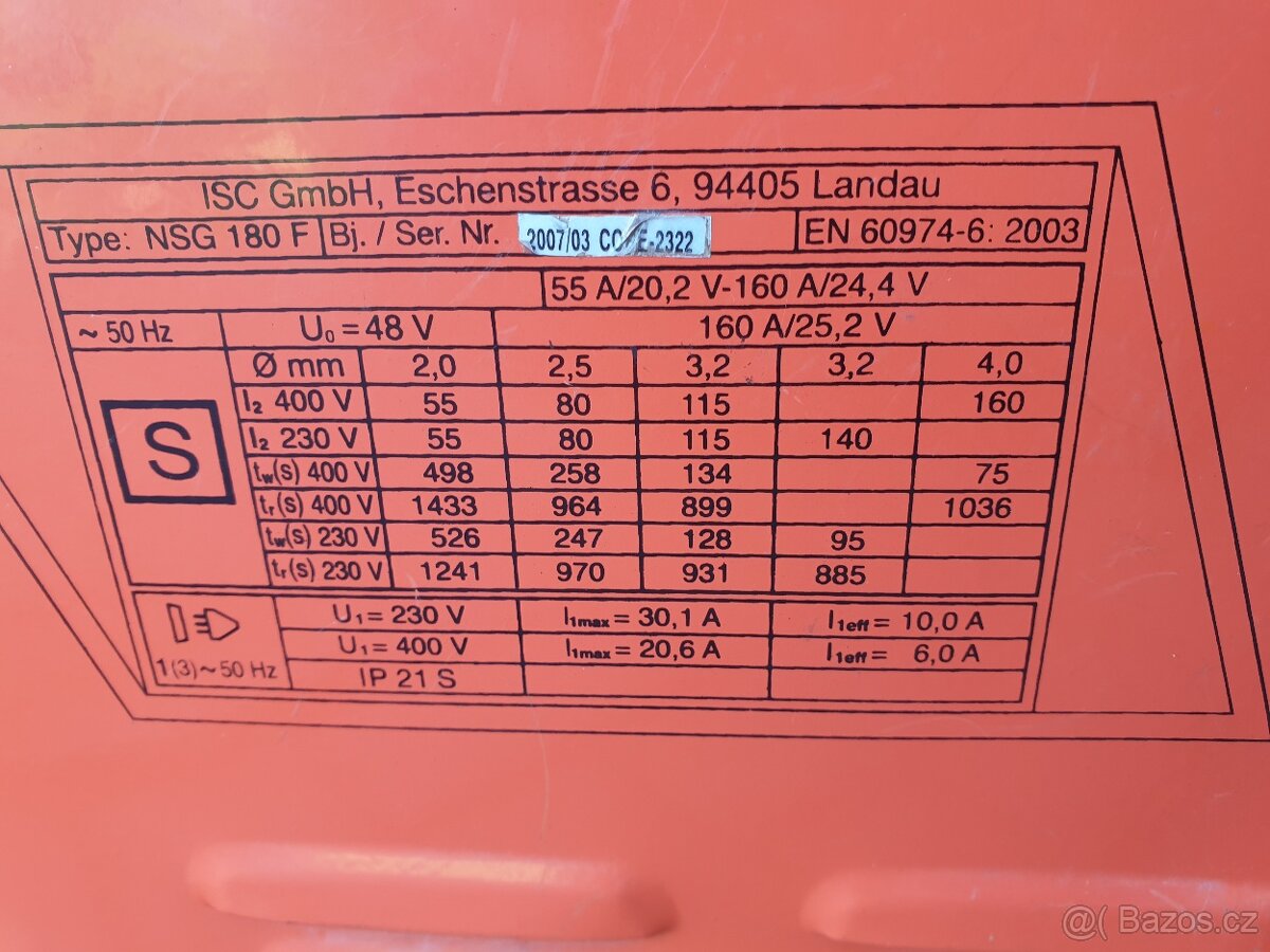 Svářečka einhell NSG 180F - 9