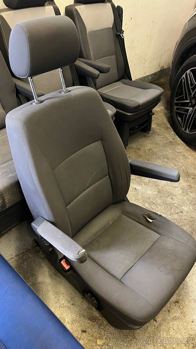 sedačky pilotky - T5, T6 Volkswagen Caravelle, Multivan - 9