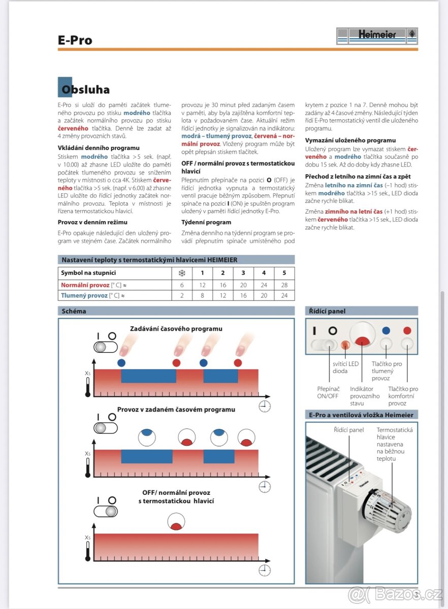 Heimeier E-Pro, 2 sady + USB stick + software - 9