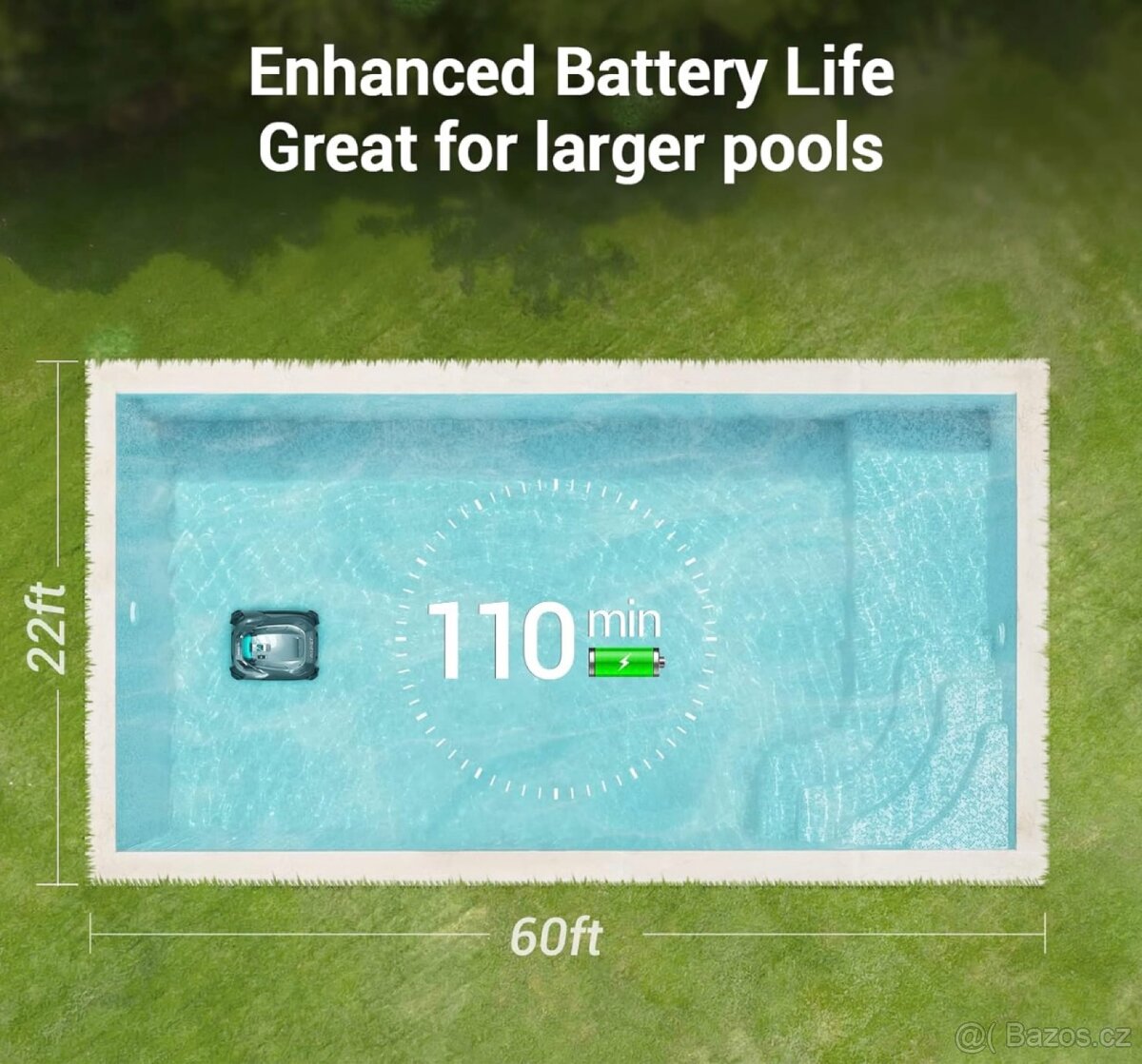 Aiper Seagull Plus bazenový čistič - bateriový - 9