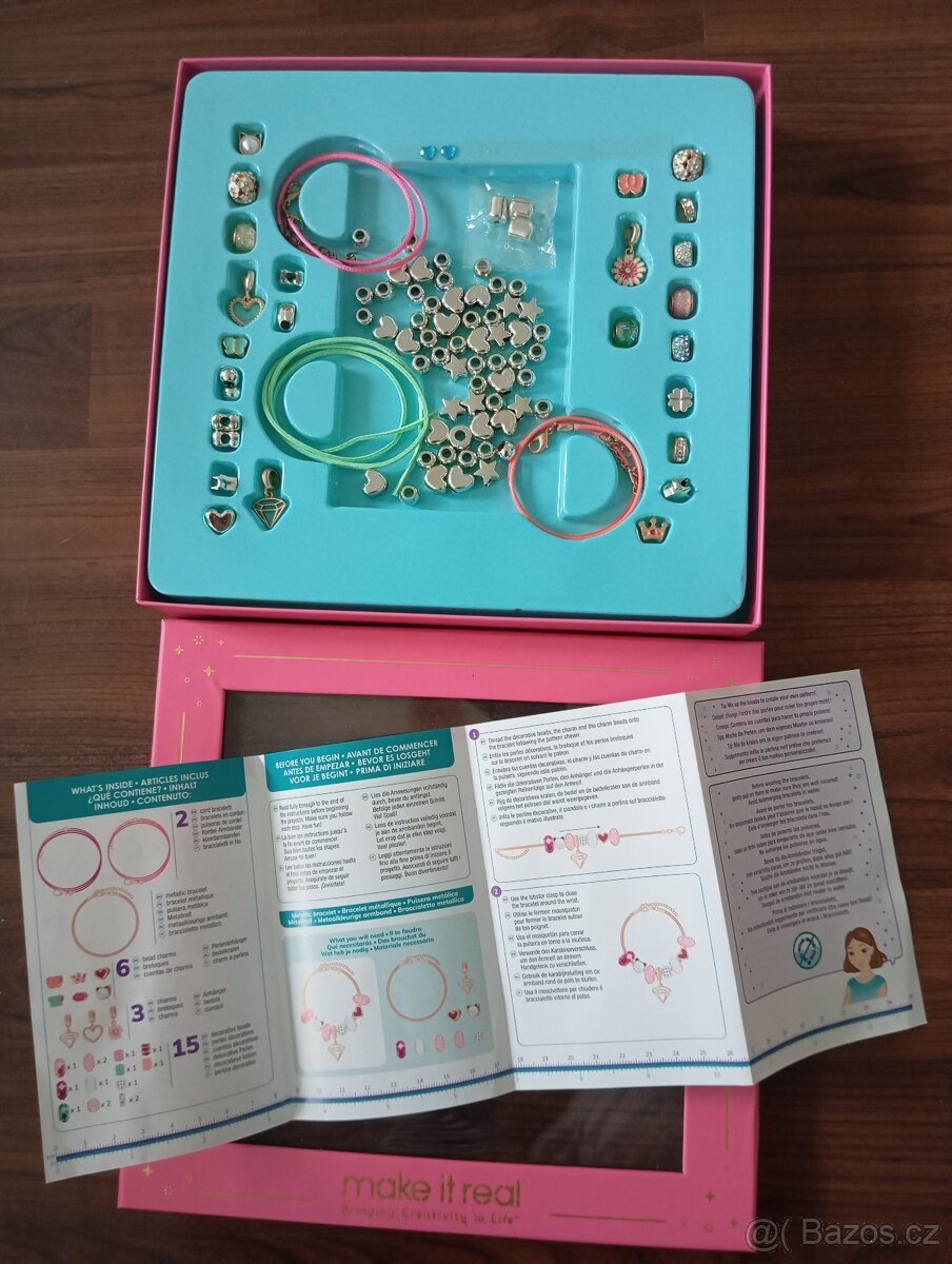 Dětská dívčí sada na výrobu náramků - make it real - 9