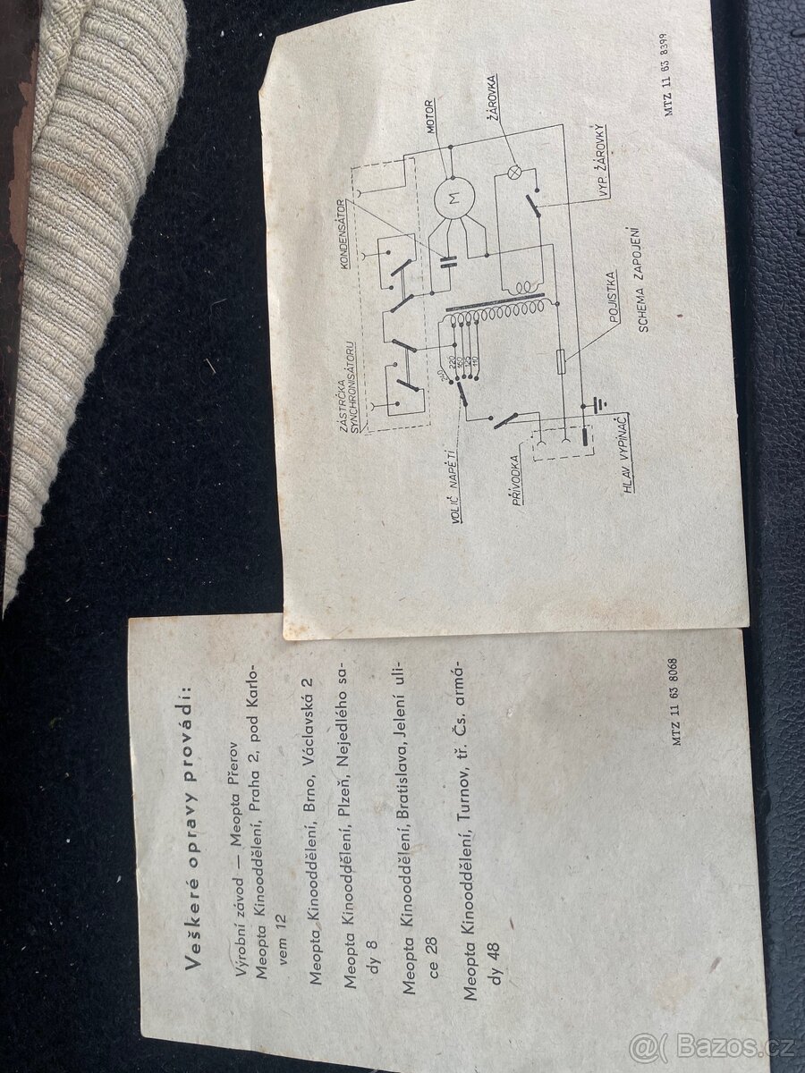 Promítací stroj Meopta - 9