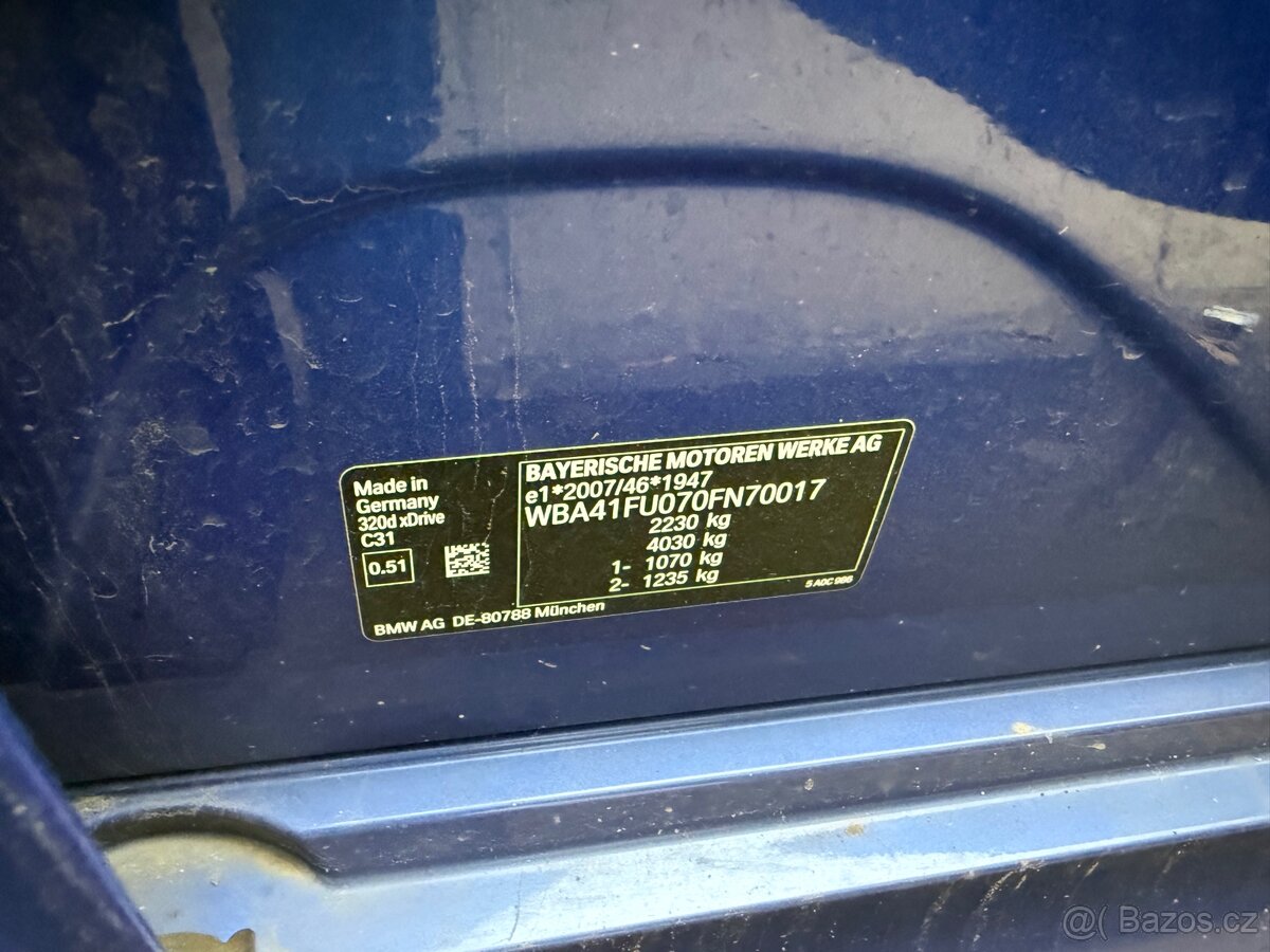 BMW 320 Xd, r.v. 2022, plně pojízdné, odpočet DPH - 9