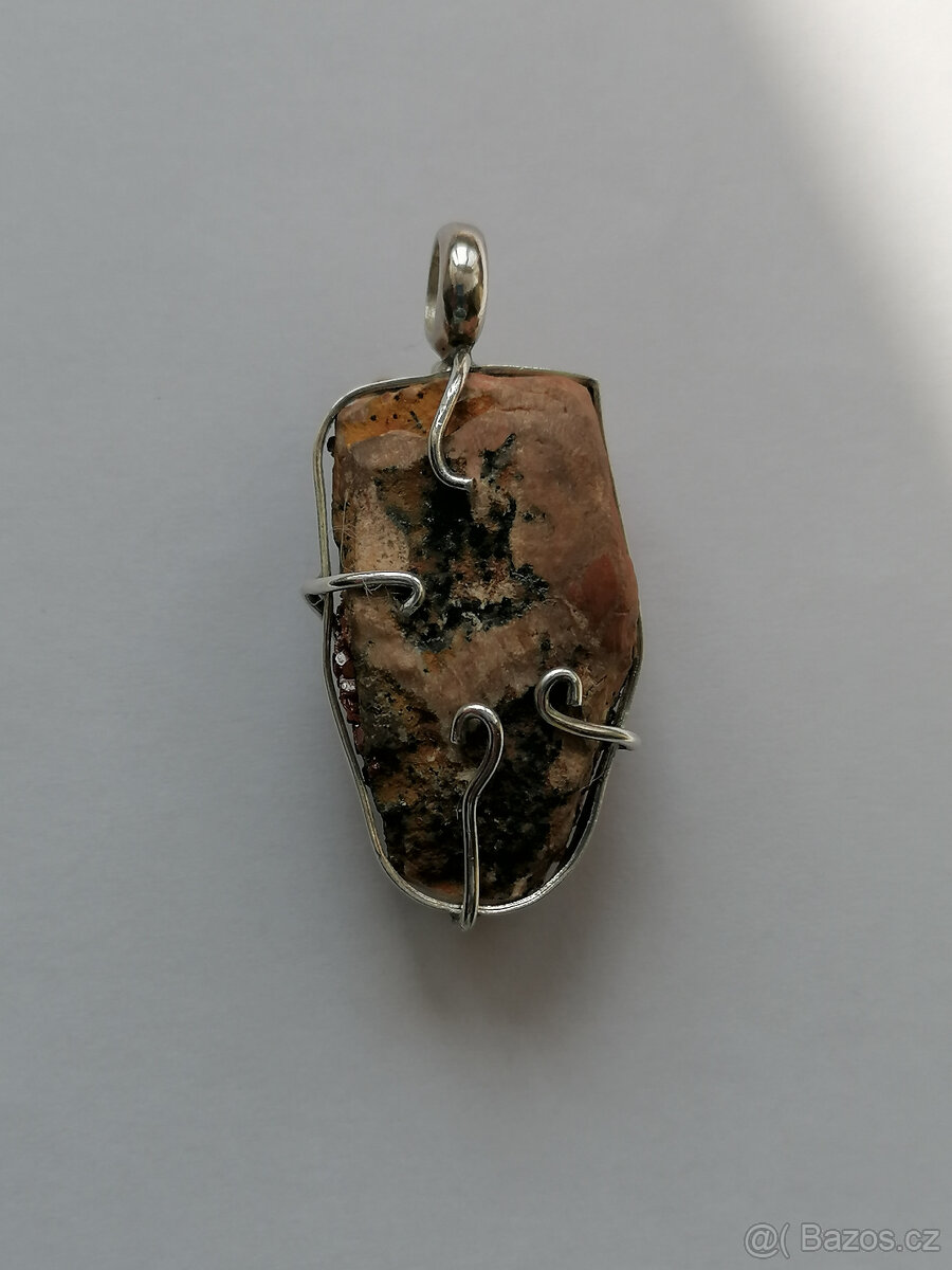 Nový přívěsek vanadinit ve stříbře - 9