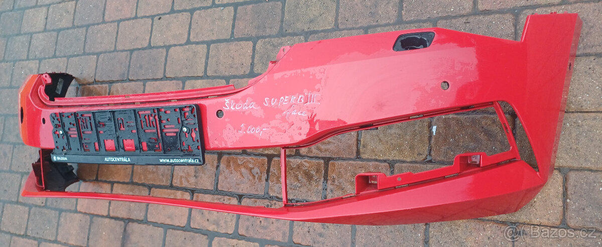 Přední nárazník Škoda SUPERB 3 3V0807221F - 9