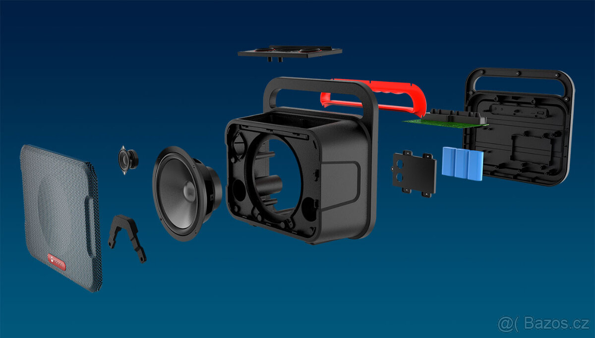 motorola ROKR 810, 40W subwoofer, voděodolný - 9