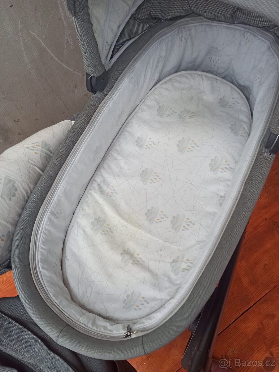 Kočárek dvojkombinace Jedo Tamel + vajíčko Cybex Aton se zak - 9