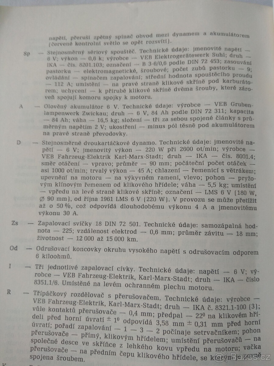 SCHEMATA ELEKTRICKÉHO. ZAP. OS. AUT. II., 1969 - 9