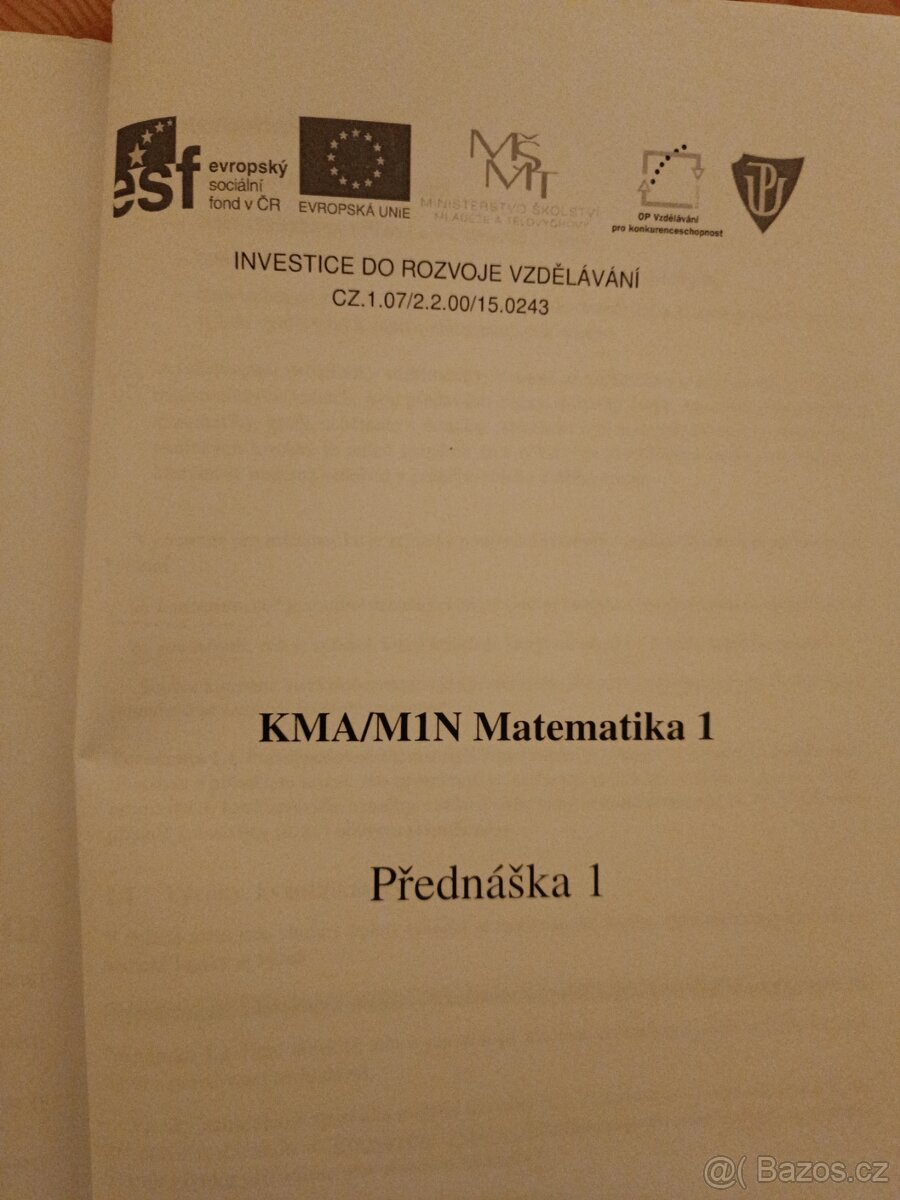 Matematika-ekonomie se zaměřením na bank. / pojiš. - 9