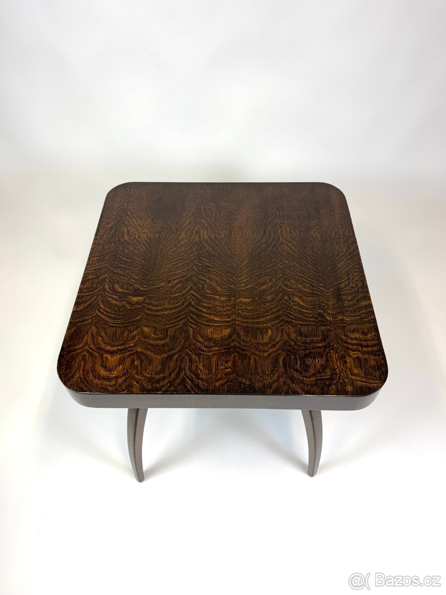 Konferenční stolek Halabala po renovaci - šelak - 9