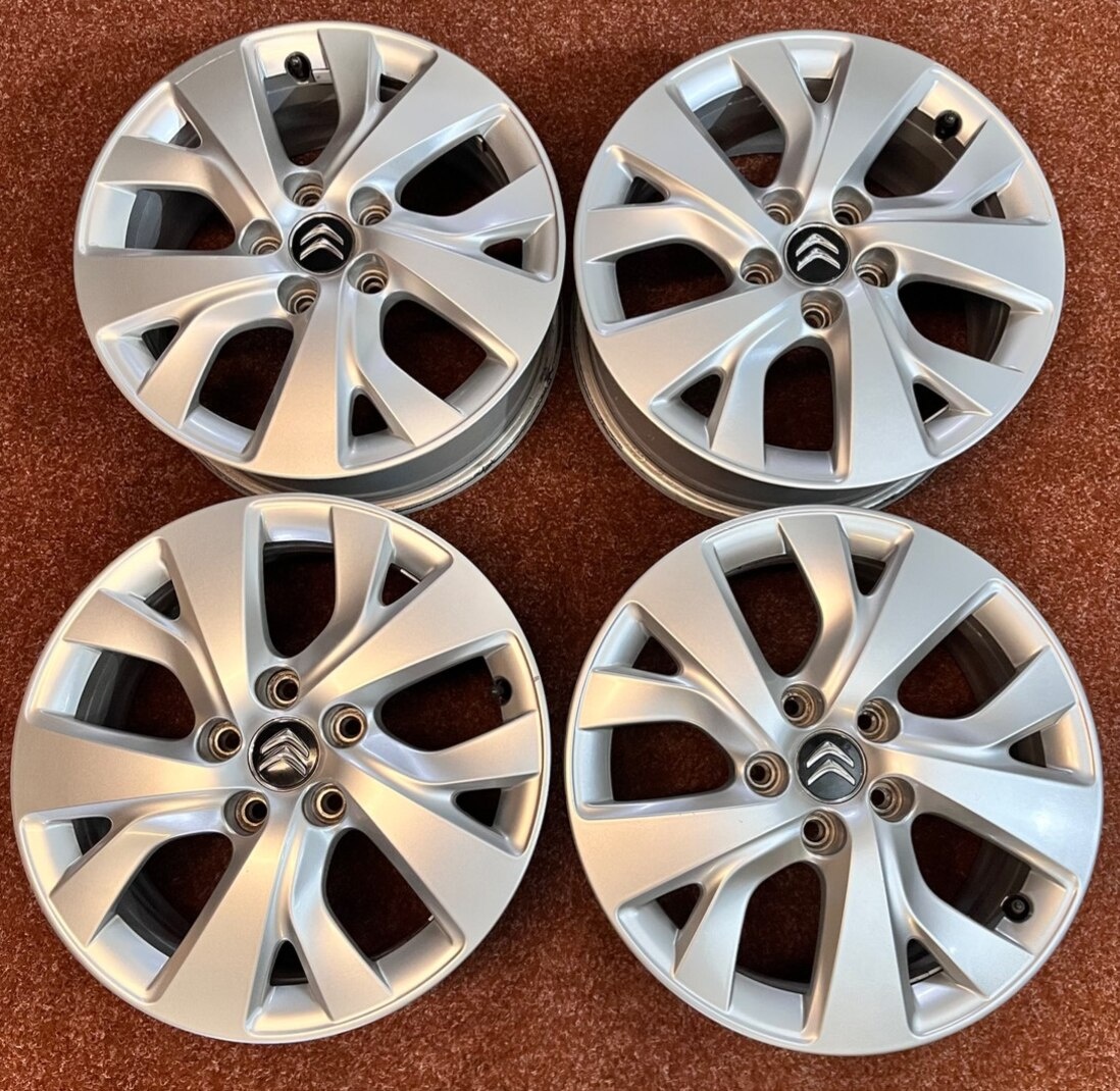 5x108 R16 Originál alu disky Citroen C4 - ET 47 - 9