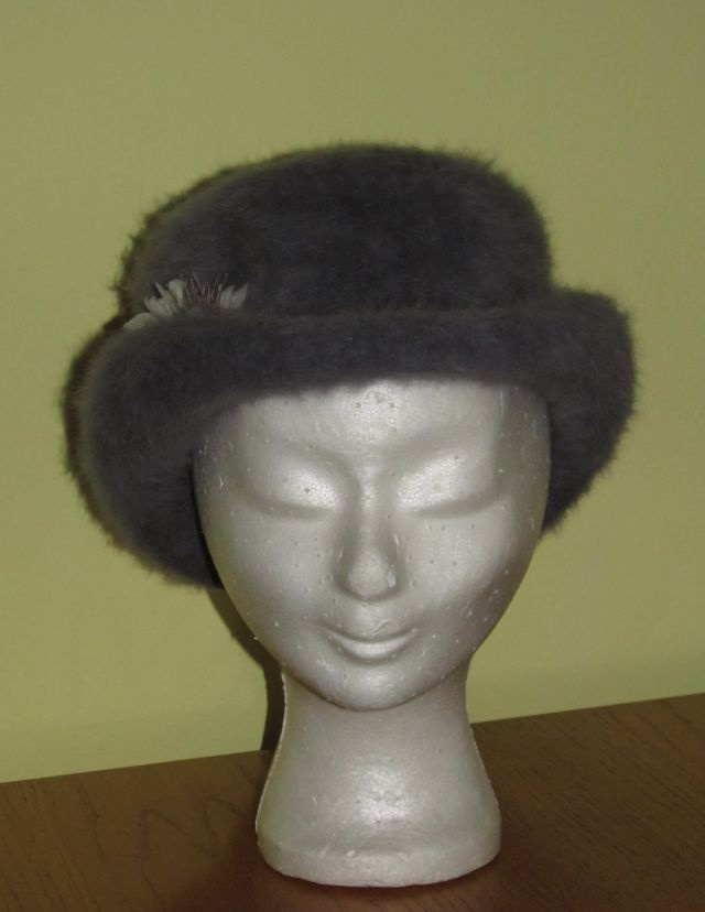 Dámský klobouček - obvod hlavy 56 cm - 9