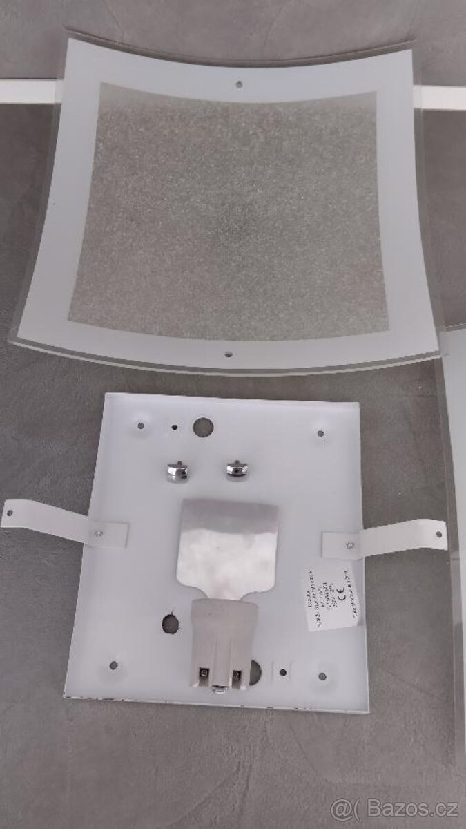 3+1ZDARMA NÁSTĚNNÉ SVÍTIDLO RABALUX 3838 CHARLES SKLO / KOV - 9