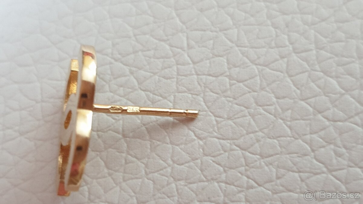 Zlaté náušnice 1,4 cm - 9