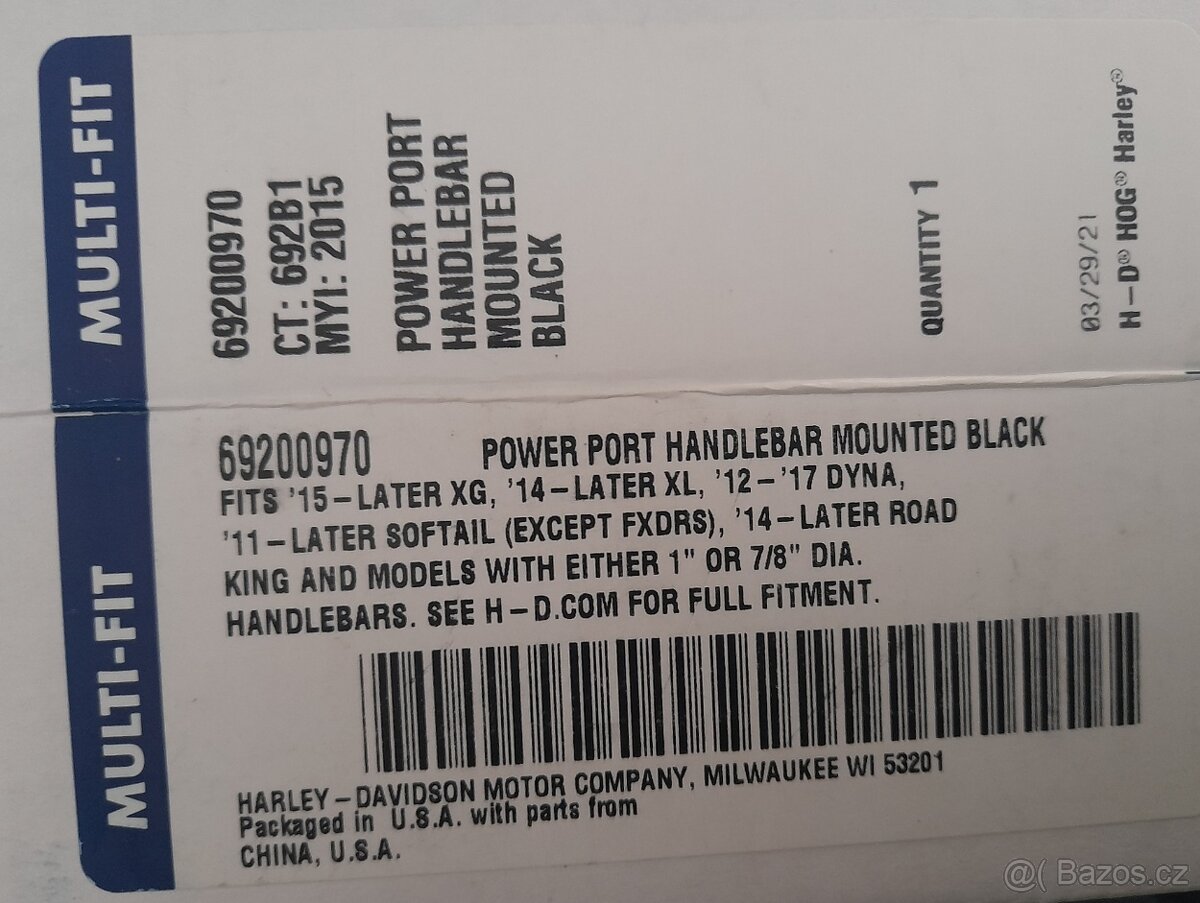 HARLEY DAVIDSON® 12V zásuvka NOVÁ - 9