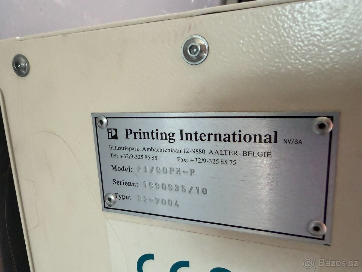 Tamponový tiskařský stroj Printing Internationa PI/90Pn - 9