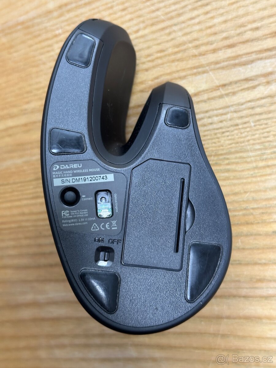 Ergonomická myš Dareu, Bluetooth + USB dongle, NOVÁ - 9