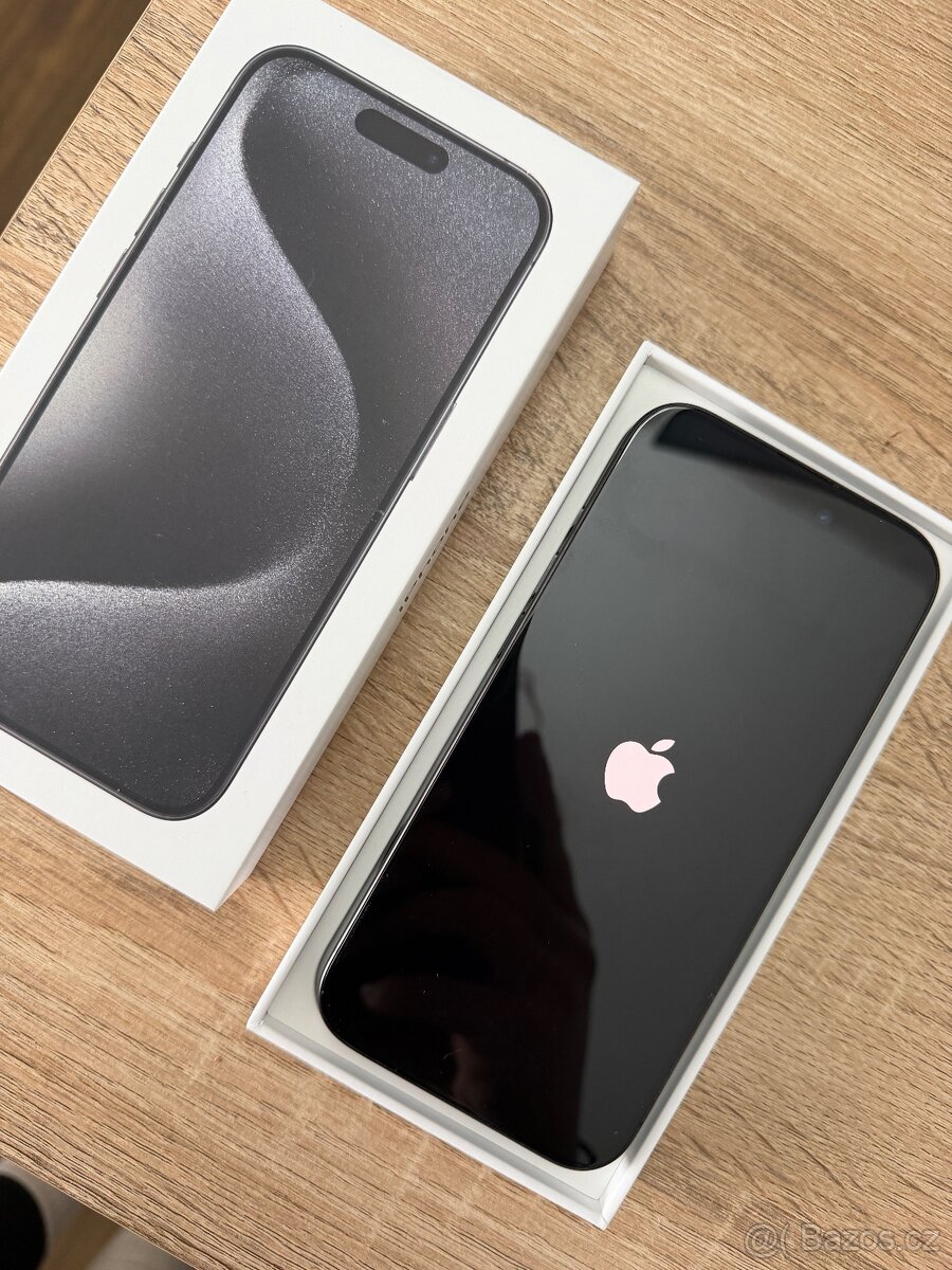 Iphone 15pro 128g black titan - 9