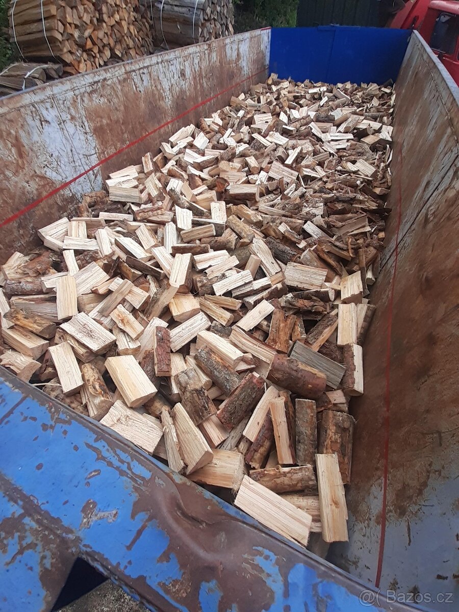 Palivové dřevo smrk suchý, buk- suchý , bříza - 9