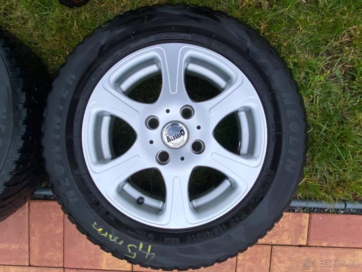 4 ks Alu kola + zimní pneu - 9