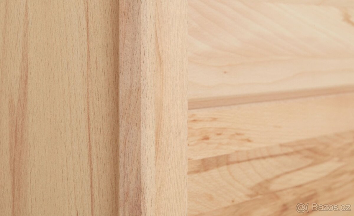 Velká šatní skříň s posuvnými dveřmi - Jádrový buk masiv - 9