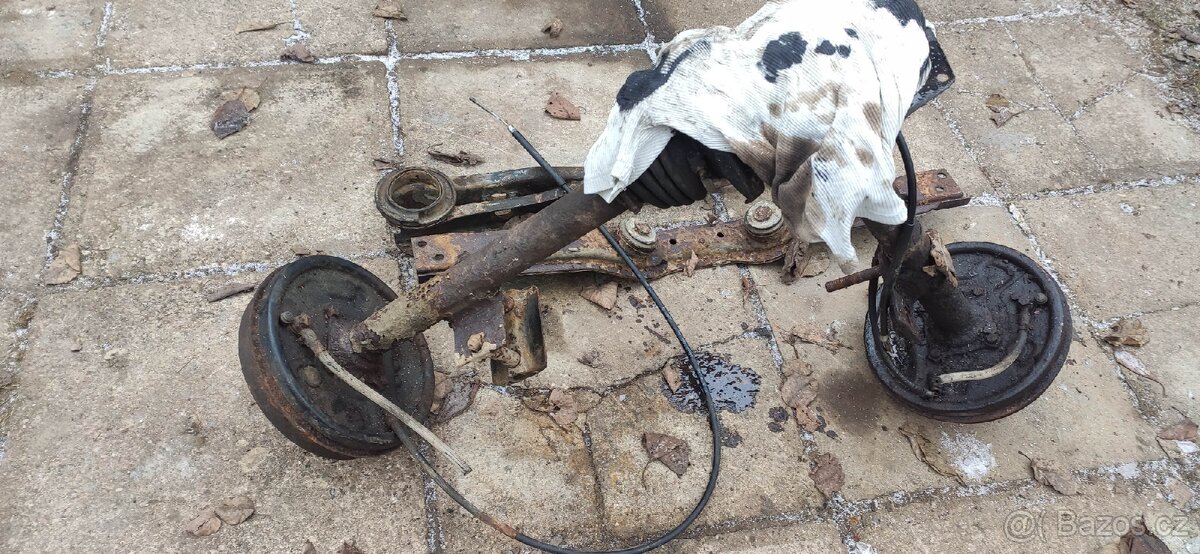 Zadní naprava široká škoda 125l - 9