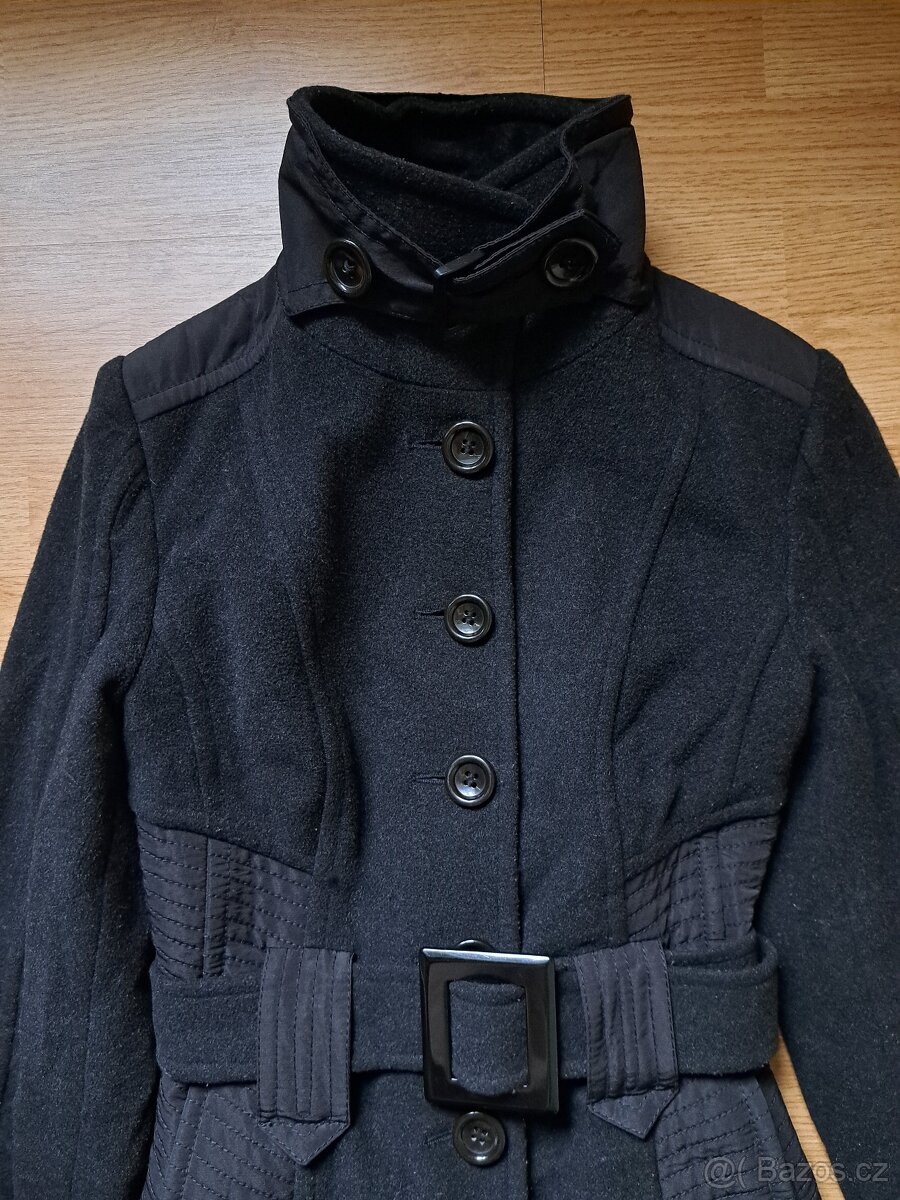 Dámský černý kabát Texhal vel. 38 - 9