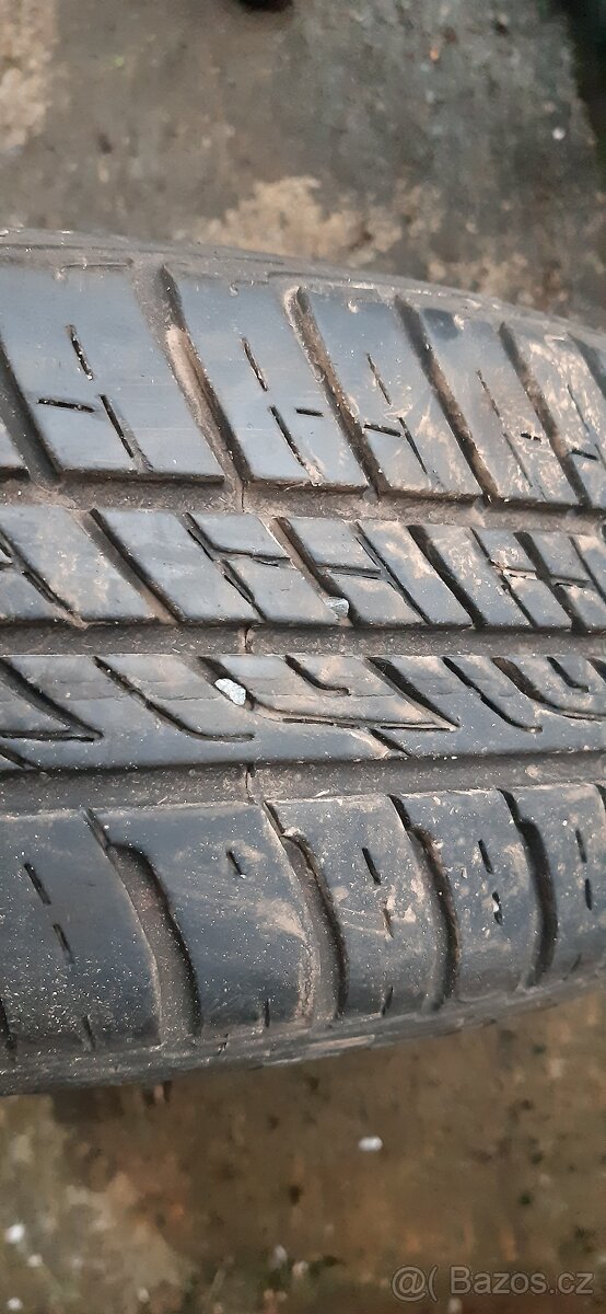 ALU disky 4x100 5,5j x 13 et38 + pneu 155/70 R13 - 9