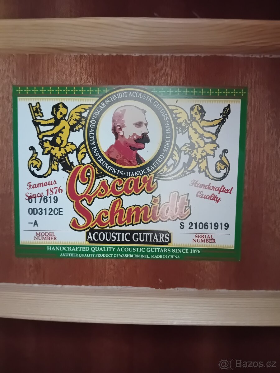 12strunná elektroakustická kytara OSCAR SCHMIDT OD312C - 9
