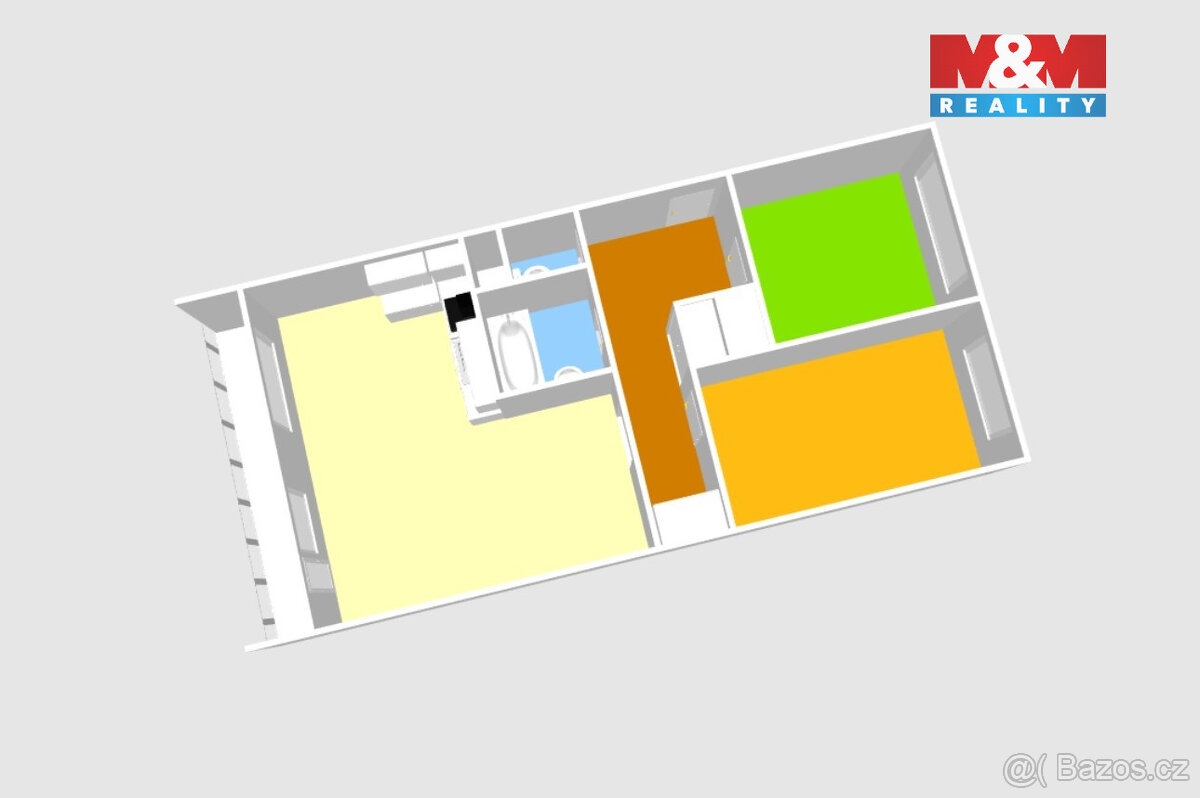 Prodej bytu 3+kk, 69 m², Kutná Hora, ul. Šandova - 9