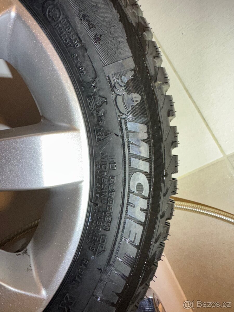 Michelin Alpin A4 zimni Nove 185/60 R15 + alu disky - 9