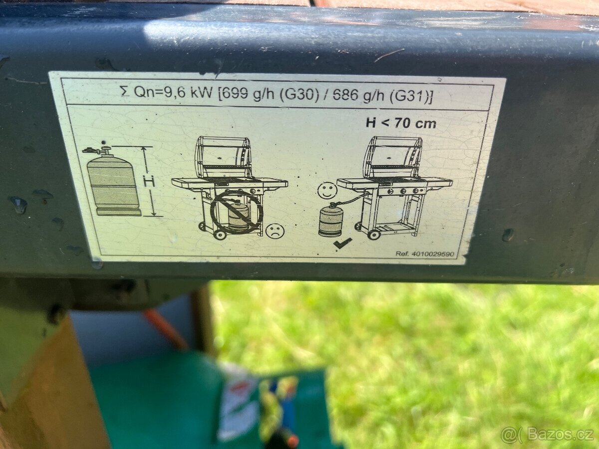 Plynový gril Campingaz woody 3L - 9