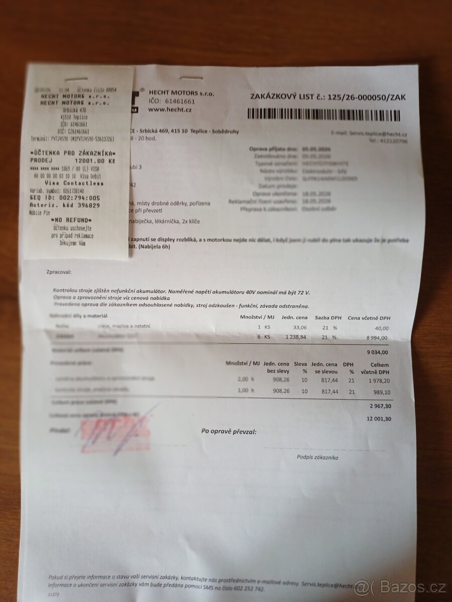 Prodej elektroskutru Hecht Citis - 9