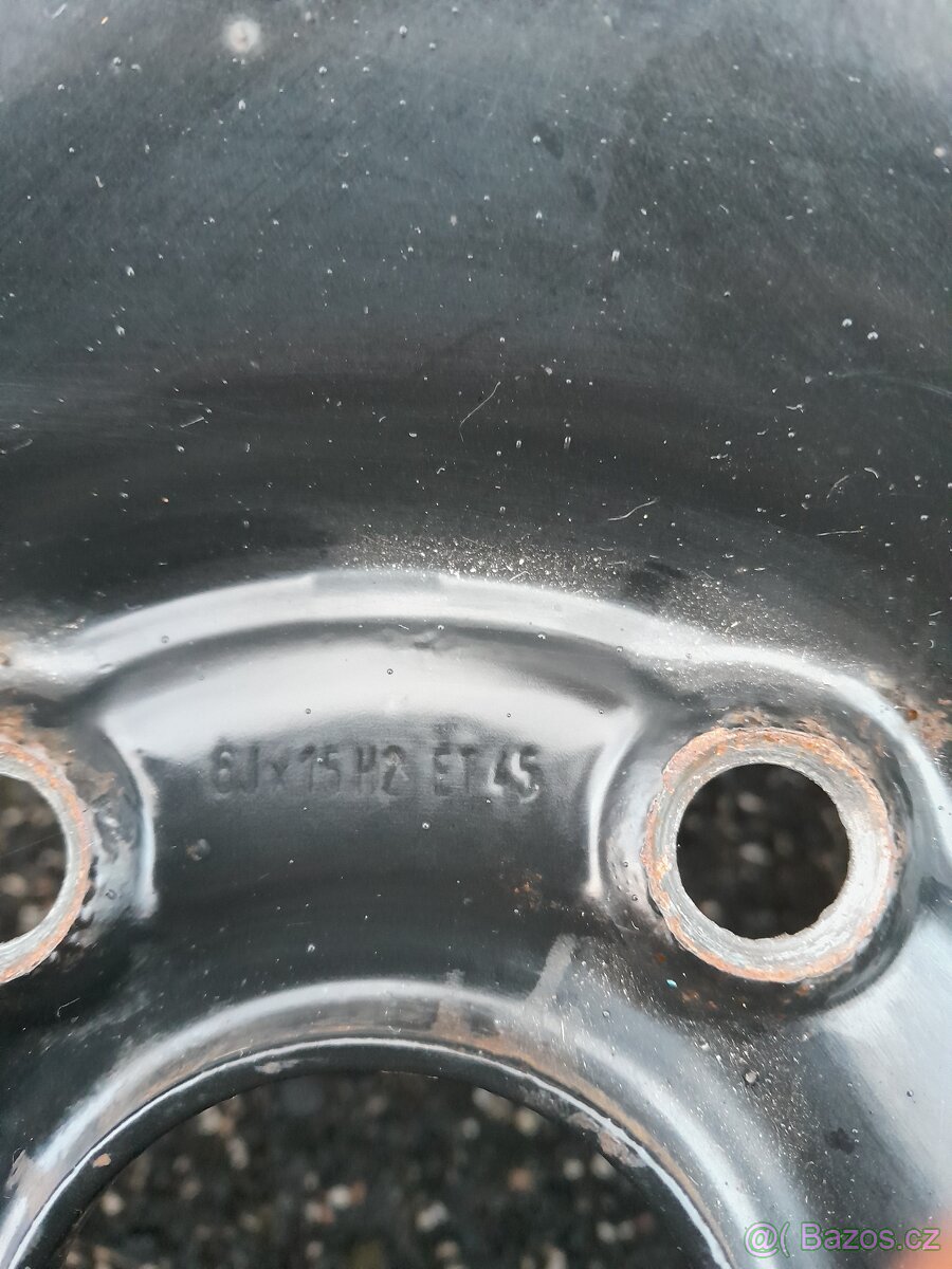 Plechové disky R15, 5x112, 6J ET45 - 9