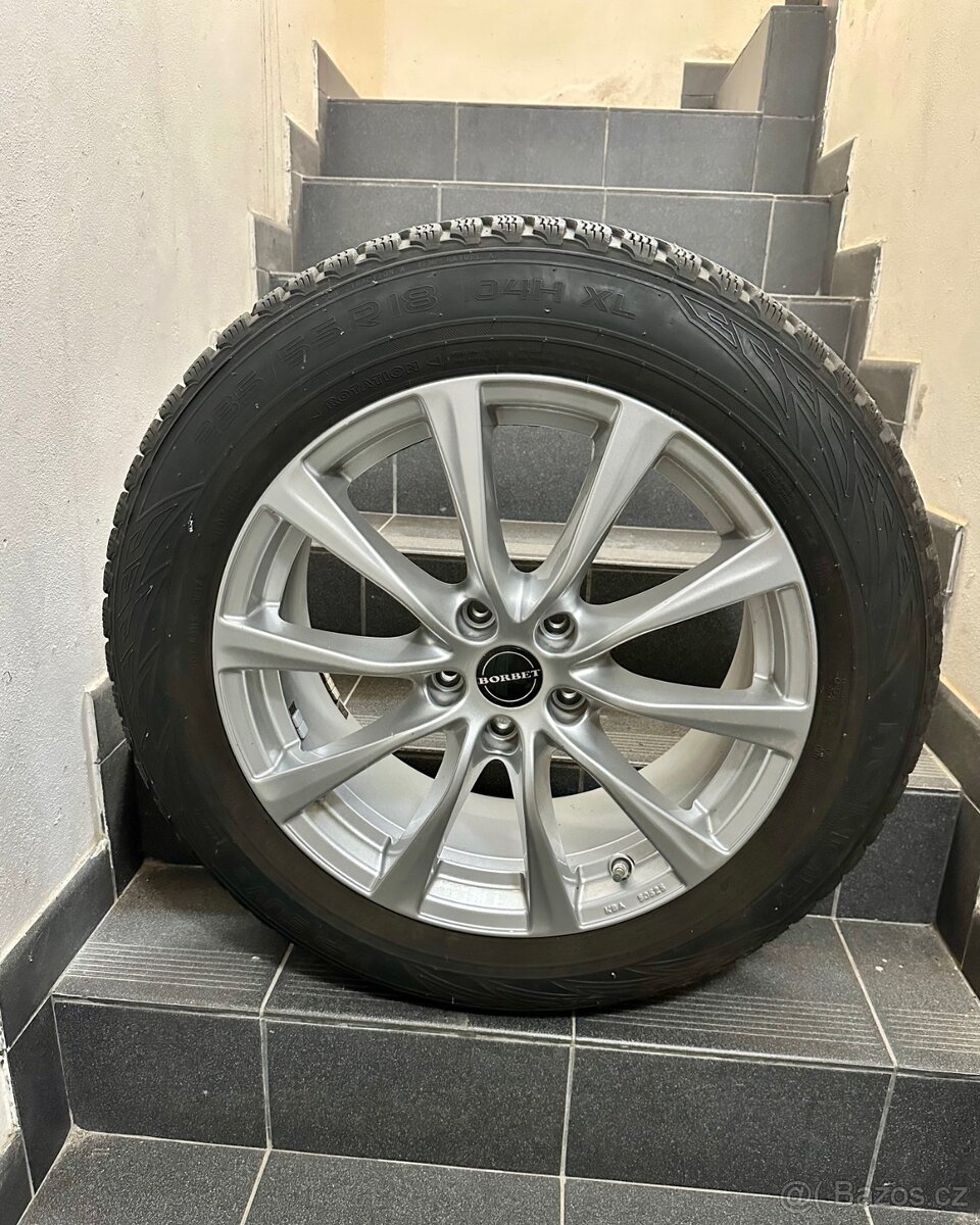 Sada Alu kol 18´´ z Toyoty RAV4 (model 2018) + zimní gumy - 9