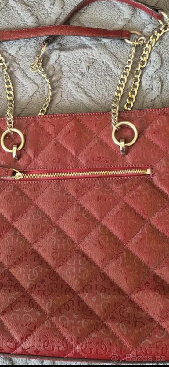 Vínová kabelka Guess - 9