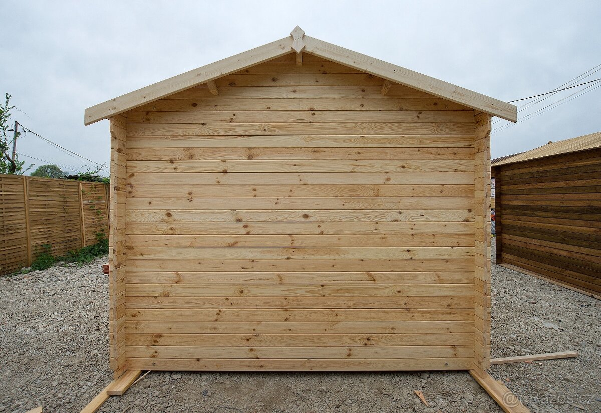 Zahradní domek 3x3 metry, síla 28mm - 9