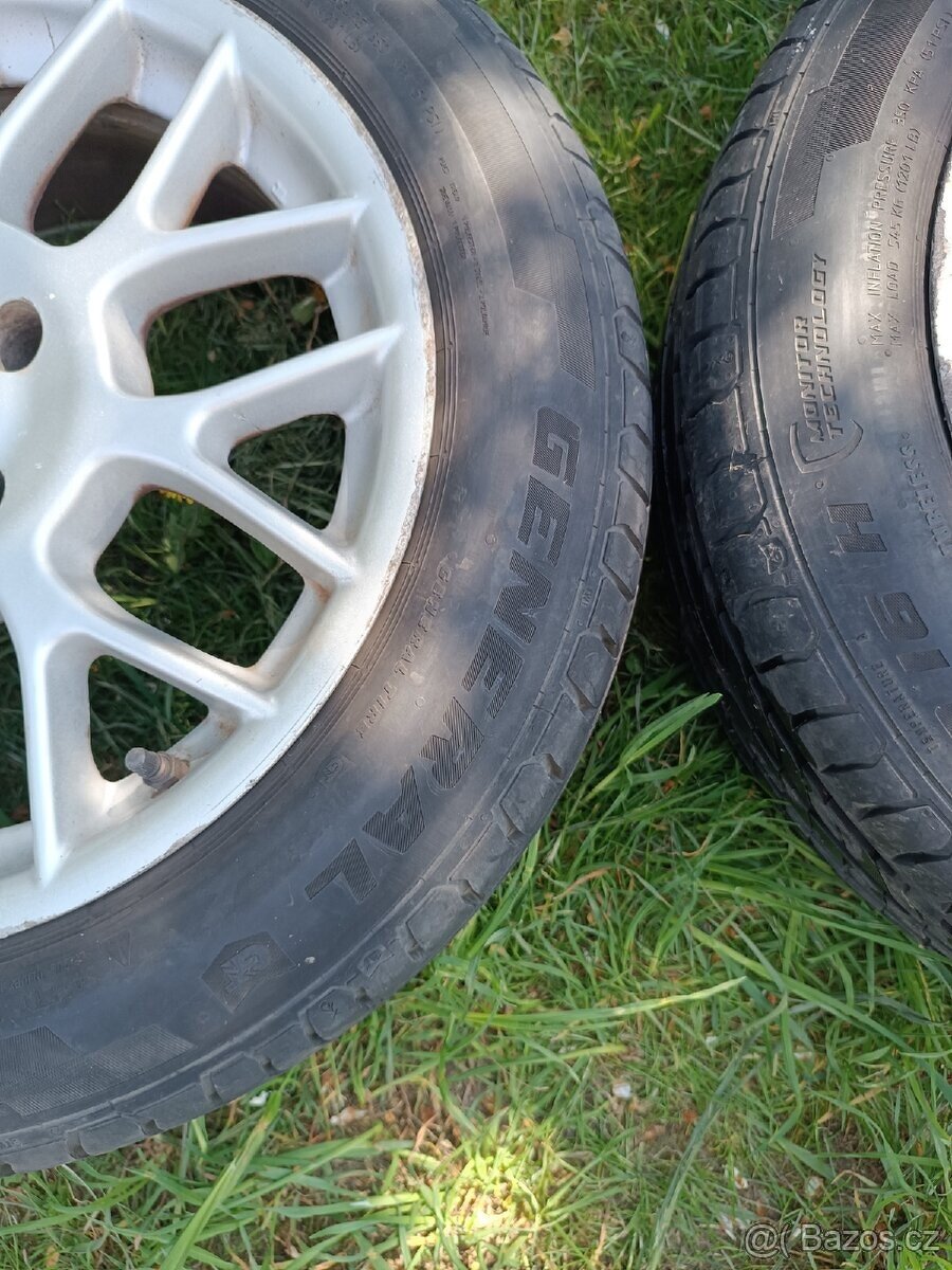 Letní alu sada kol 7,5x16 pneu 195/55R16 4x100 - 9