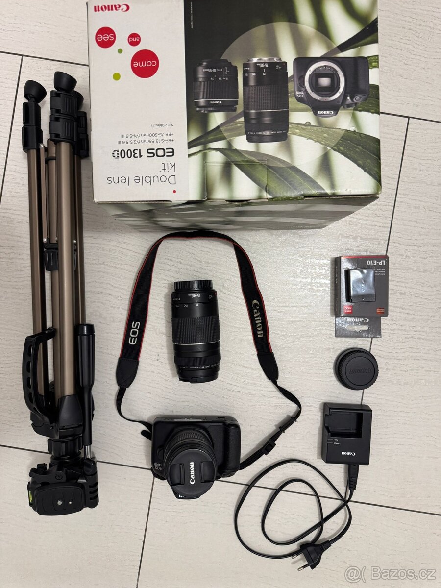 Fotoaparát zrcadlový Canon EOS 1300D SET - 9